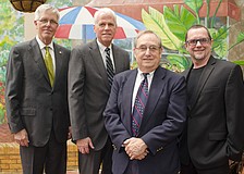 Guy Peterson, Charles Bailey, Judge Lee Haworth and Iain Webb