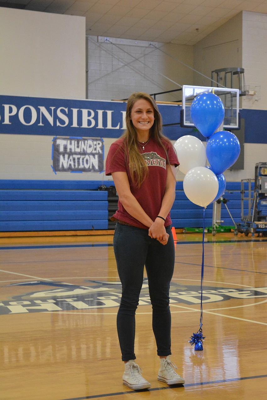 Sophia Gardinier, track and field, Lafayette College (Pa.)