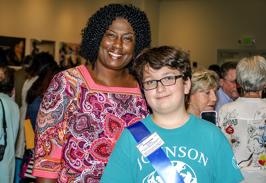 Principal of Johnson Middle School in Bradenton and Benjamin Krafve