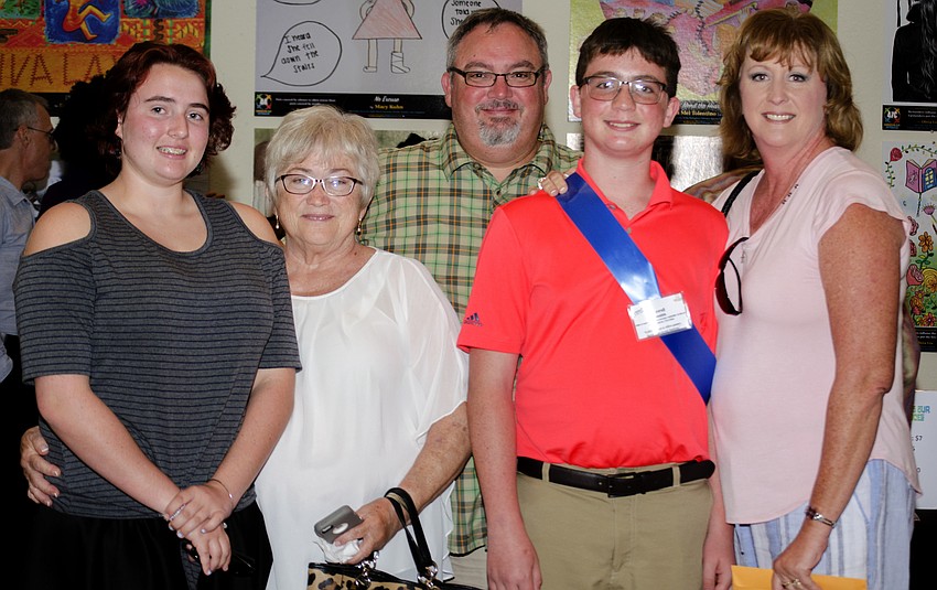 Riley Smith, Oceania Jessup, Nick Smith, Reed Smith and Ann Smith