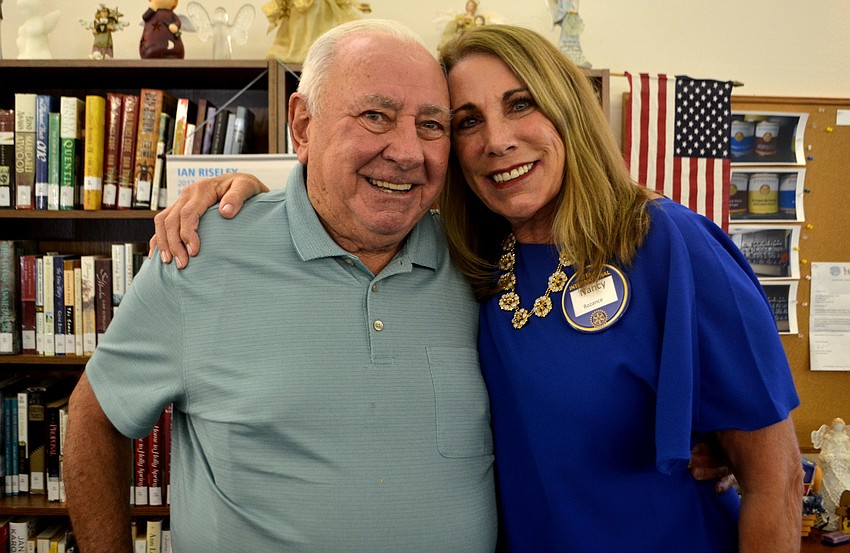 Jerry Hubsmith with daughter Nancy Rozance