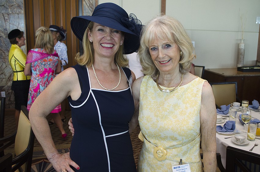 Nathalie Mould and her mother, Marlene De Vazeille