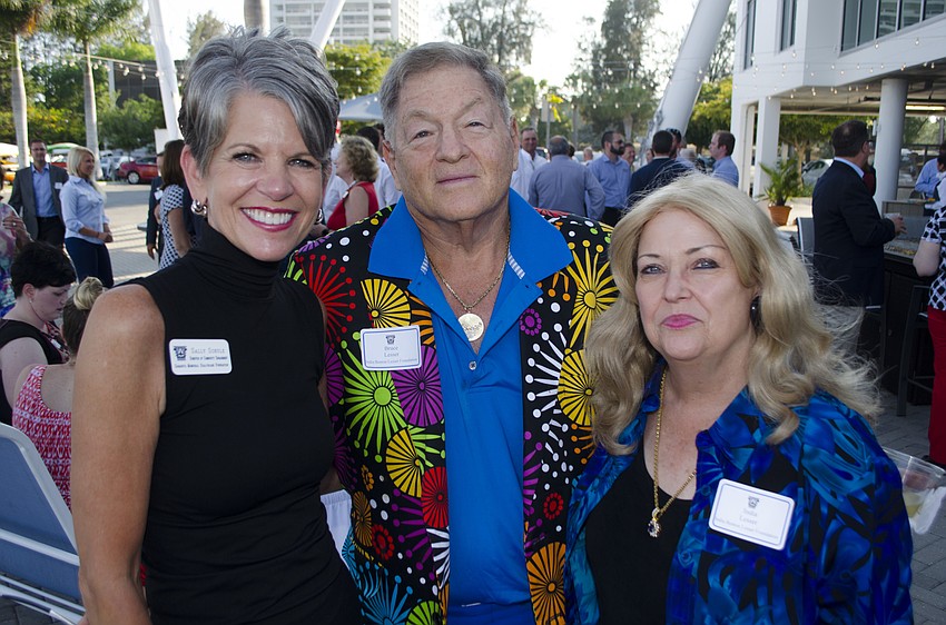 Sally Schule with Bruce and India Lesser