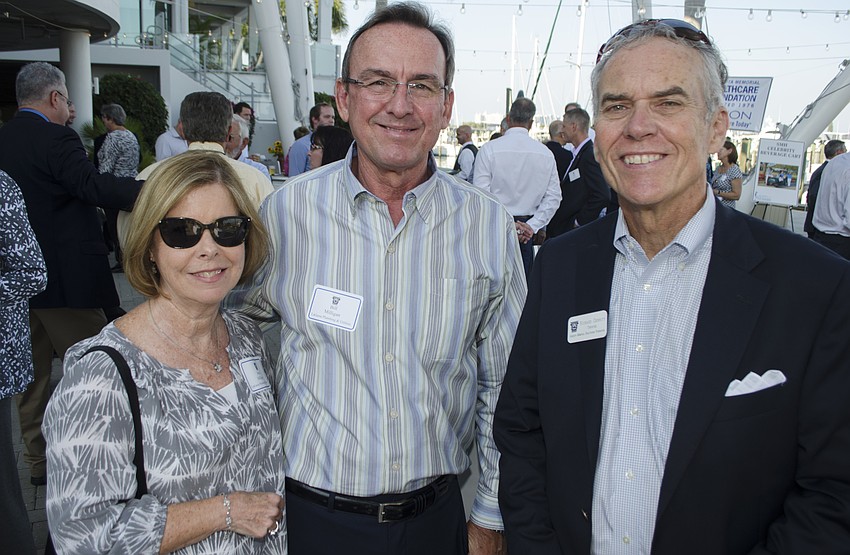 Joyce and Bill Milligan with Richard Gerrity