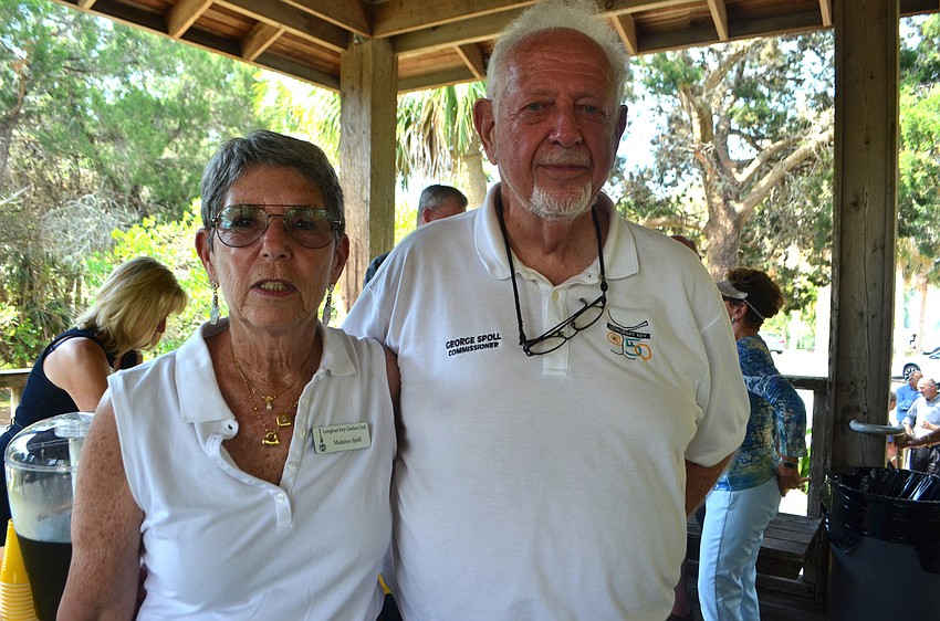 Madelyn and commissioner George Spoll