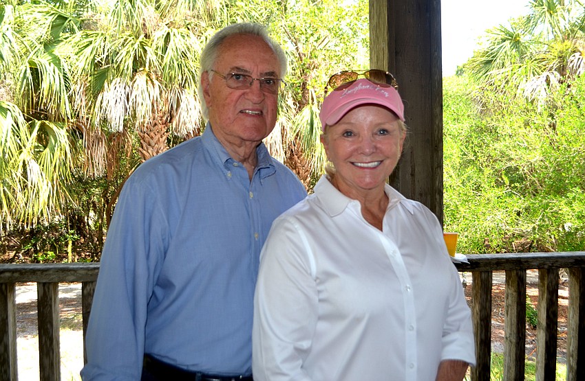 Jack and Phyllis Black, who organized the Arbor Day event