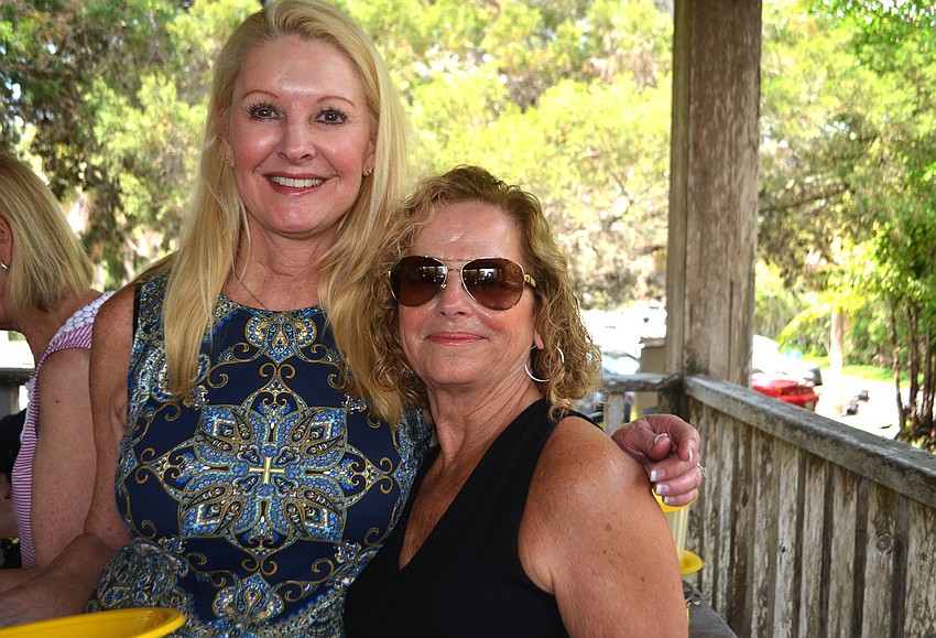 Garden Club President Susan Phillips and Palma Panza