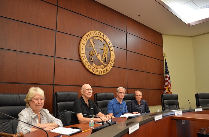 Charter Review Committee members Pat Zunz, Phill Younger, Alan Pryor and Bill Cook