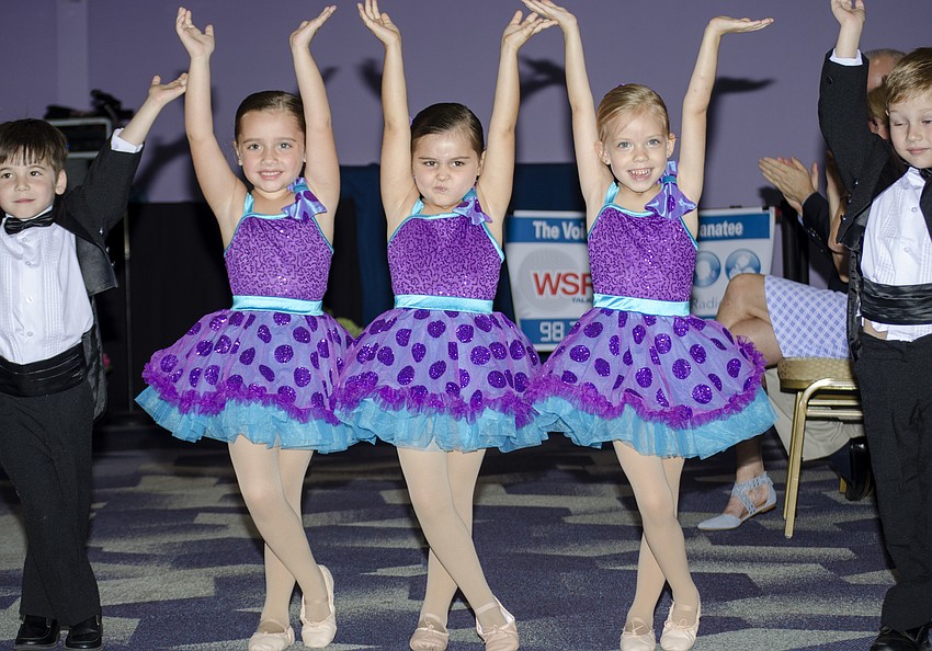 Students from Stage Door Preschool performed for guests.