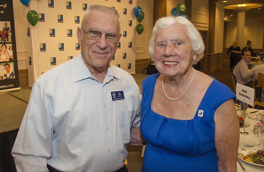 Honorees Ben Knisely and Jo Rita Stevens