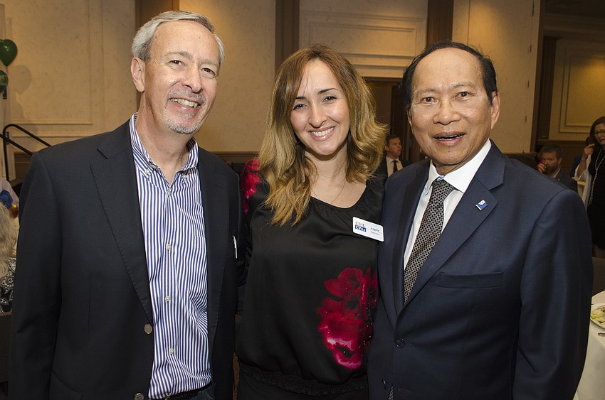 Bob Summers, Angela Guerrero and honoree Fred Lopez