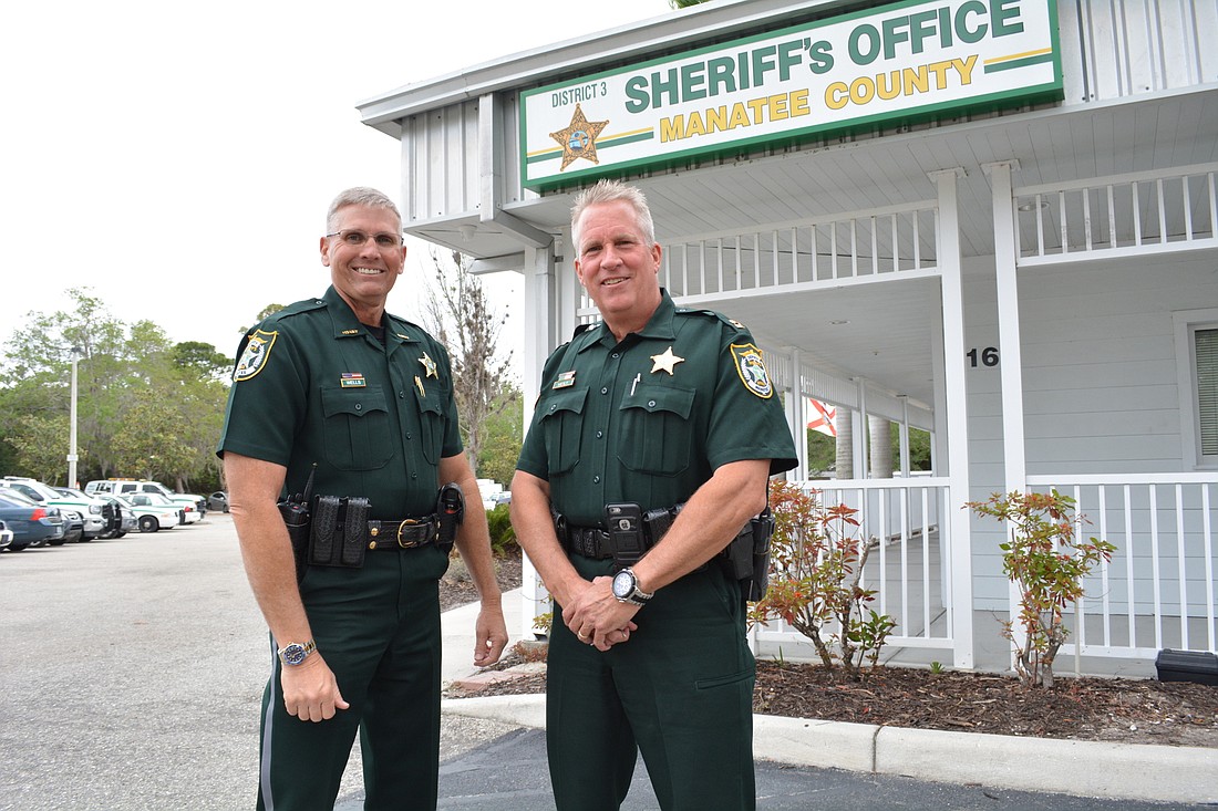 Manatee County Sheriff Rick Wells and Capt. Robert Mealy say keeping up with growth in the East County area is challenge for the sheriff&#39;  s office.