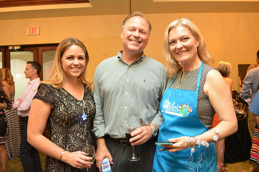 Allison and Craig Tuley with Sonia Gibson