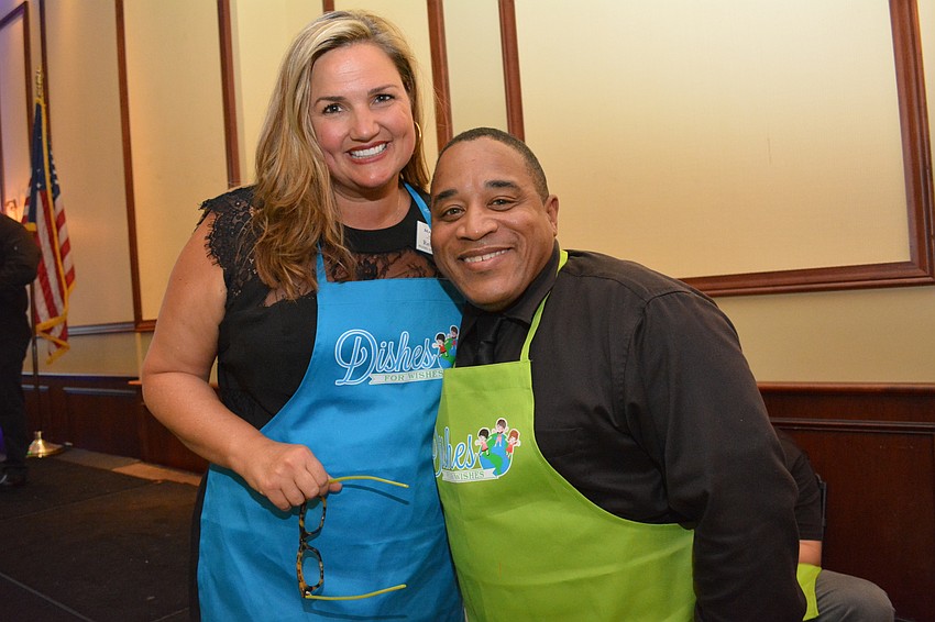 Make-A-Wish Central and Northern Florida Regional Director Rebecca Blitz with Joshua James