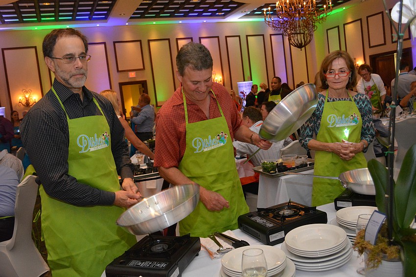 Mitch Olan, Dr. Doug Kuperman and Dr. Maureen Maguire