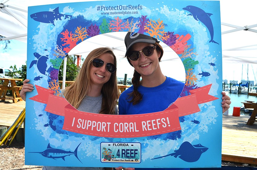 Kaitlyn Fusco and Any Hernden of Mote Marine Laboratory