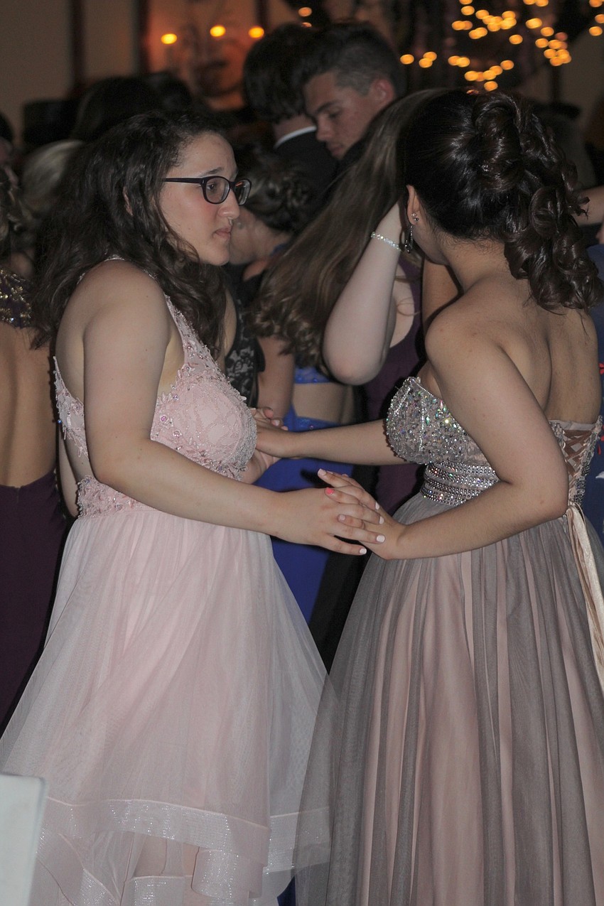 Braden River High School seniors Alexandria Johnson and Karlmar De Jesus dance the night away during their high school prom.