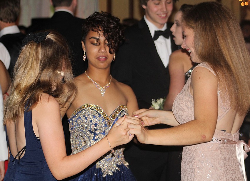Braden River High School freshman Alexandria Mosley busts some moves on the dance floor.