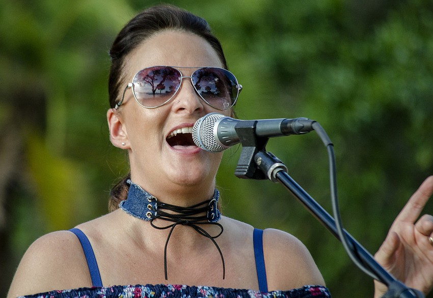 Stacey Jo Conner of Blue Mason Barter performed during the event.