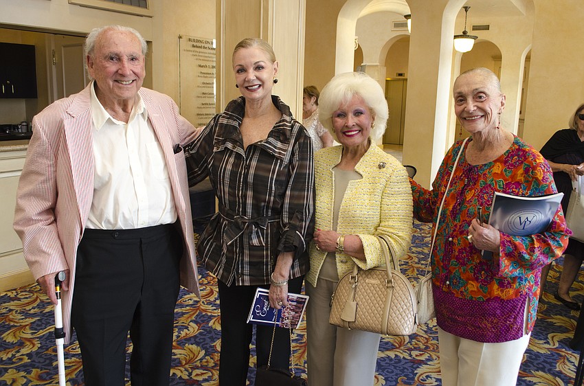 Hal Liberman, Jean Weidner Goldstein, Vivian Kouvant and Marlene Liberman