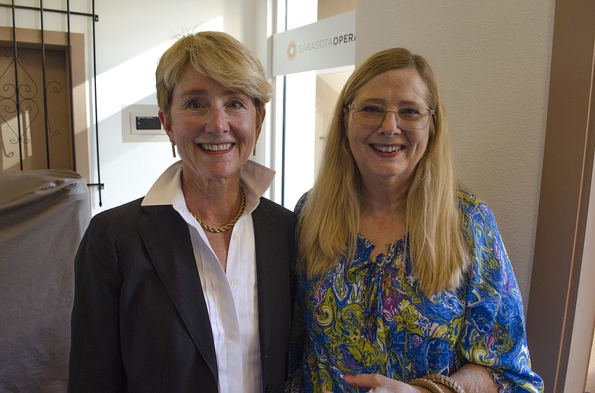 Caroline Amory and Liz Wolfe