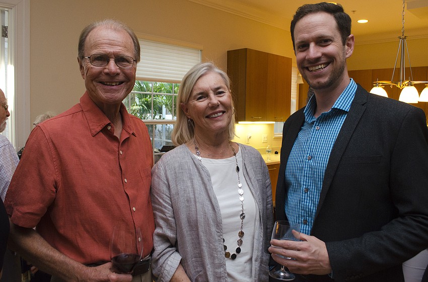 Reid and Linda MacCluggage with Co-Artistic Director Brendan Ragan
