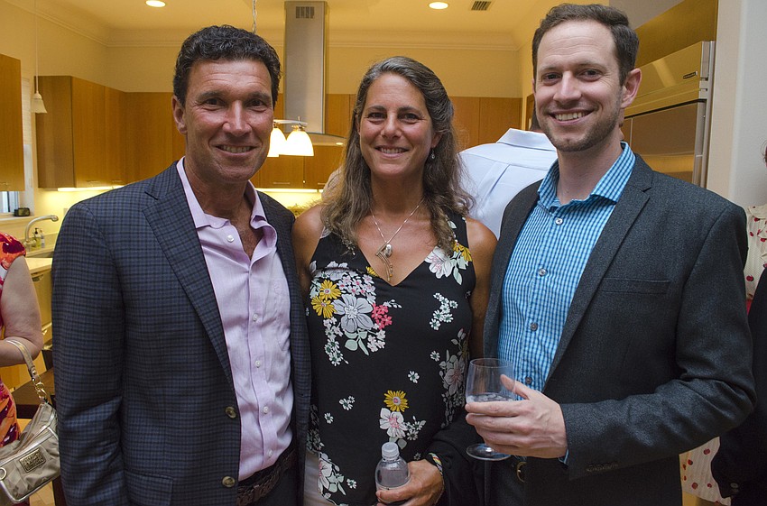 Founder Harry and Wendy Lipstein with Co-Artistic Director Brendan Ragan