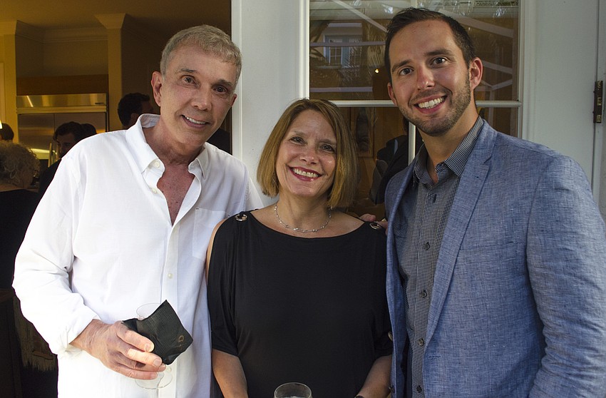 Host George Steitz, Nanette Crist and Daniel Kelly