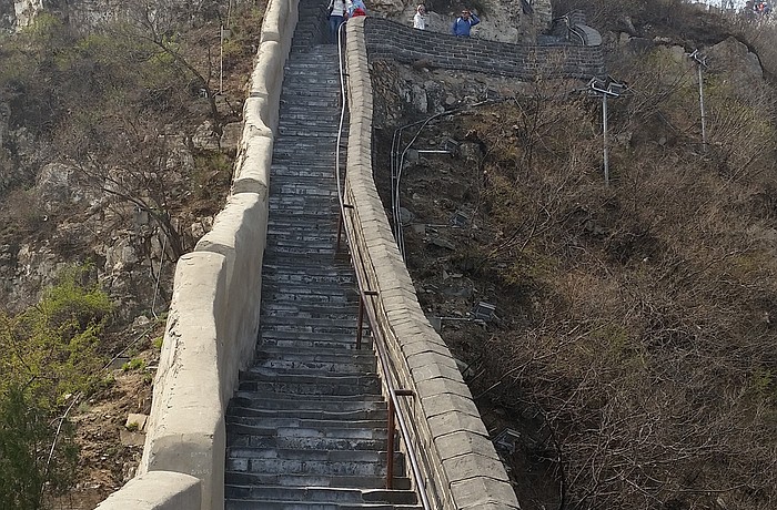 Chamber President Gail Loefgren, pictured here at The Great Wall of China, went on the trip last year. Courtesy photo