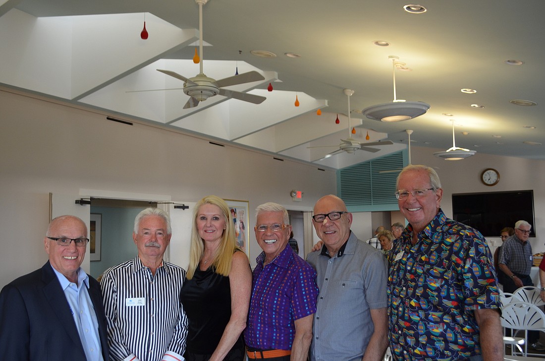 Longboat Key Foundation members Jack Duncan, Jim Brown, Susan Phillips, Bob Trisolini, Bob Nosal and Warren Simonds