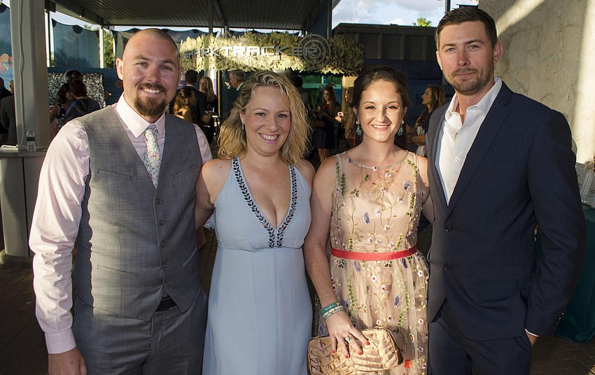 Sean and Kristen Dagostino with Erin and Oliver Glueck