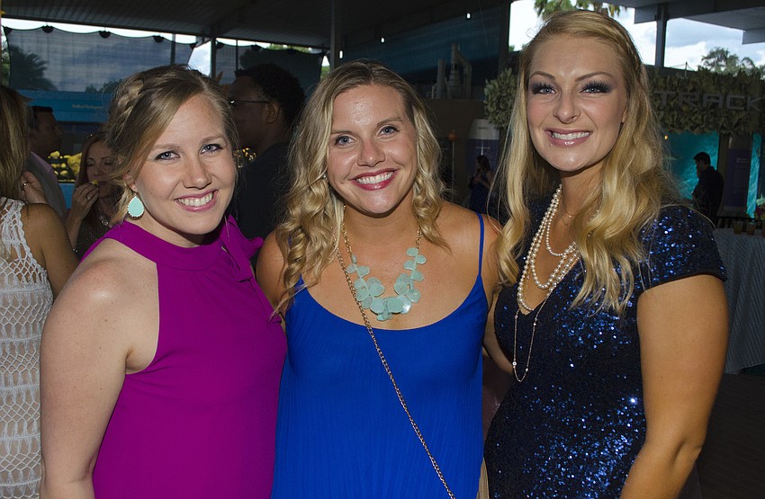 Michelle McSwain, Ella Lewis and Co-Chairwoman Anne Marie Timm