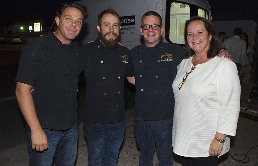 John Ketler, Danny Gibbons, Jeremy Hammond-Chambers and Lucy Halasz