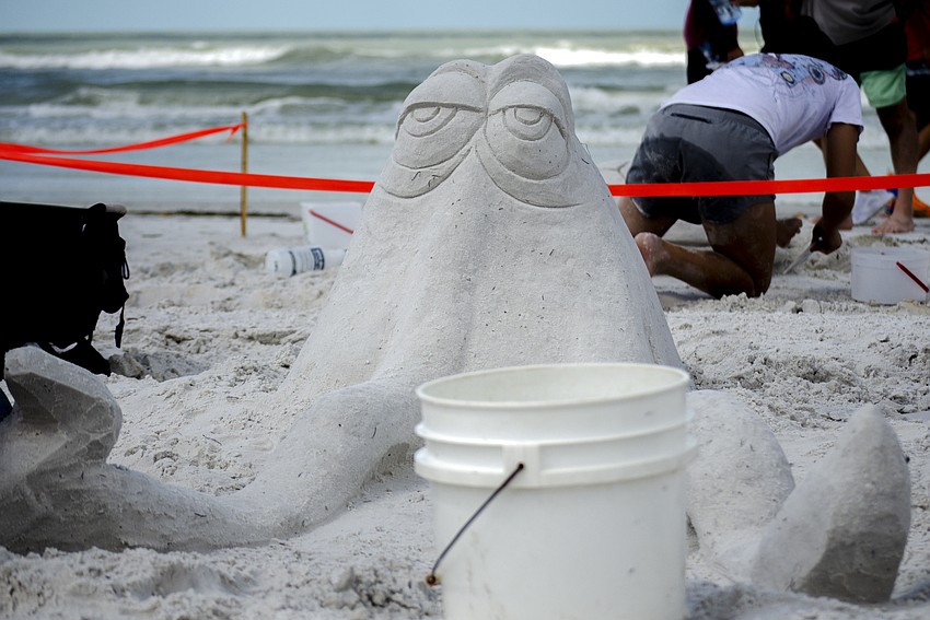 The 45th annual Amateur Sand Sculpture Contest took place on Siesta Key Beach.