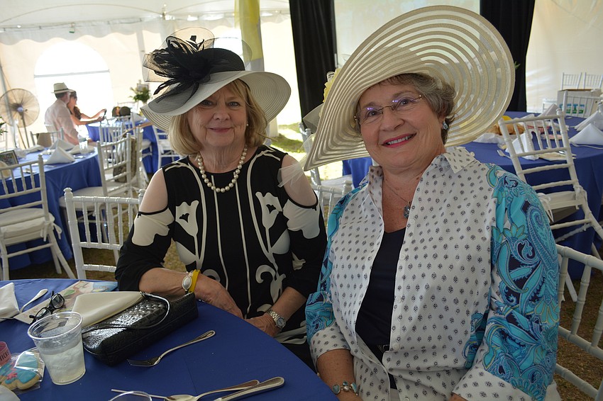 Lakewood Ranch Women'    s Club member Paula Slicker enjoys the event with longtime friend Diana Staab, visiting from Naples. Staab has been volunteering and financially supporting SMART since 2006.