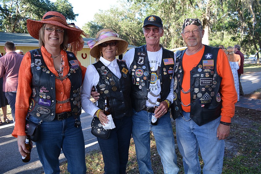 Wende Brown, Marianne and Dan Brockman and James Brown represent American Legion Post 24.