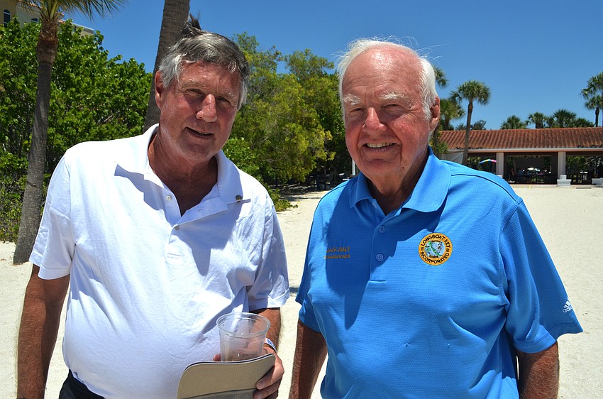 Andy Sawyer and commissioner Jack Daly