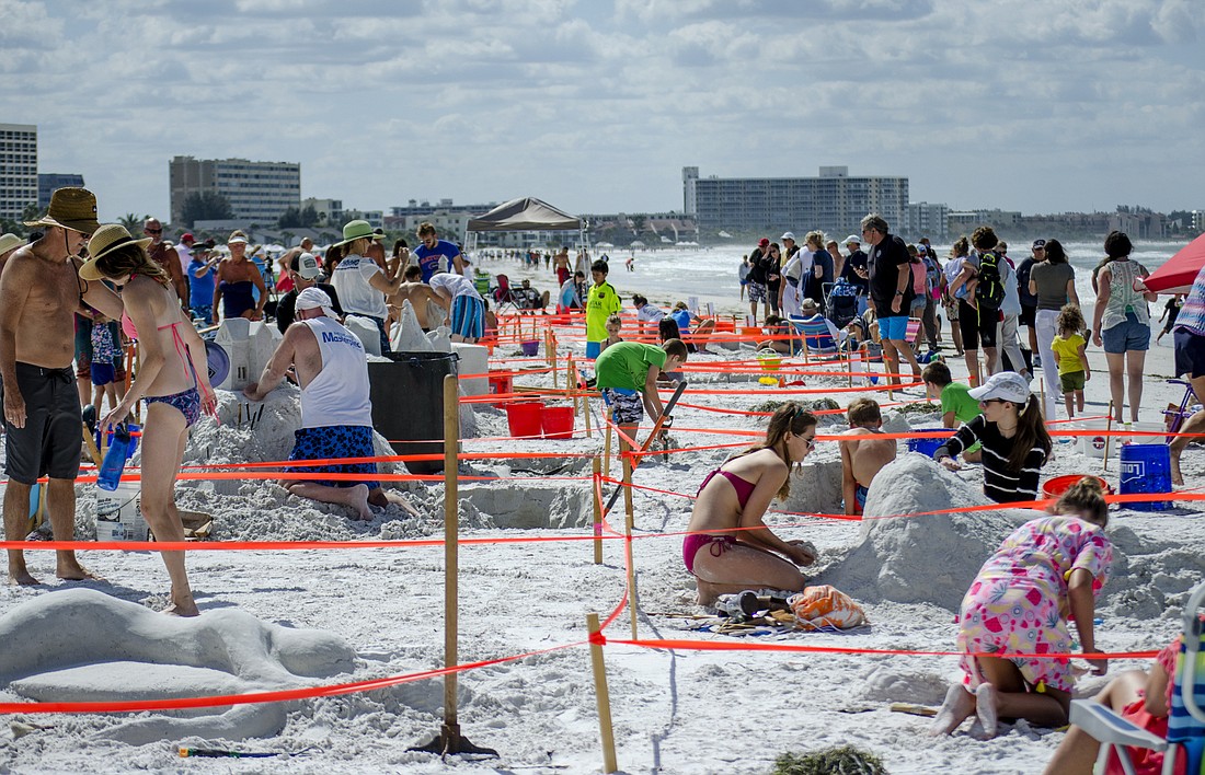 Competitors both new and old made their way to Siesta Key on May 6, for the 45th annual Amateur Sand Sculpture Contest.