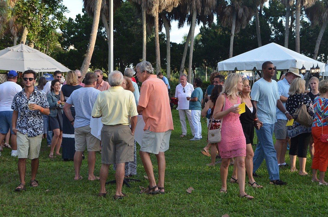 St. Armands Circle Park is home to many festivals including a Taste of St. Armands, pictured here. File photo