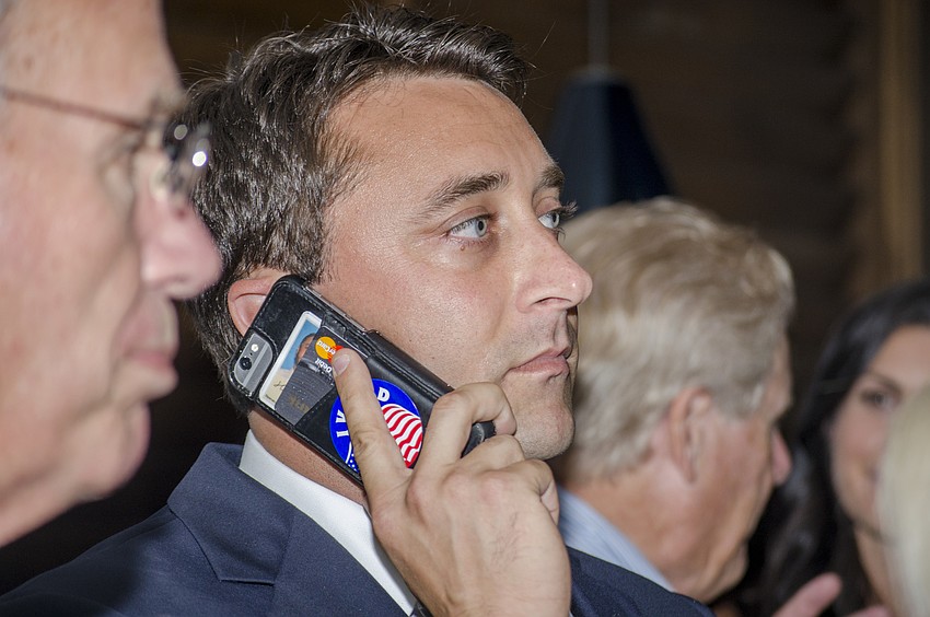 Incoming City Commissioner Hagen Brody gets early results for the Sarasota City Commission race.