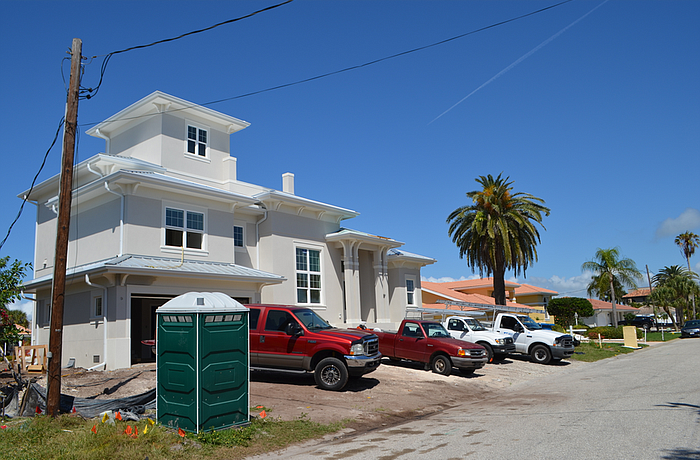 Construction of a new home at 585 Halyard Lane in Country Club Shores prompted residents to get involved in discussion of exceptions to town height limits.