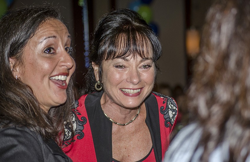 Co-founder of the Circus Arts Conservatory Dolly Jacobs reacts to being named the winner of the Voice of Sarasota Award.