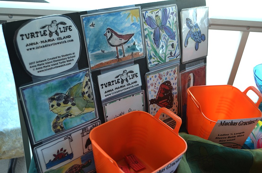 The event include a large raffle with items ranging from notecards sketched by Anna Maria Island Elementary School students to a two-week membership at Beach Fitness.