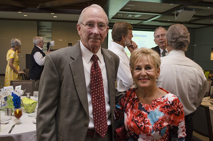 Honoree Jack Minge and Chairwoman Bunny Skirboll