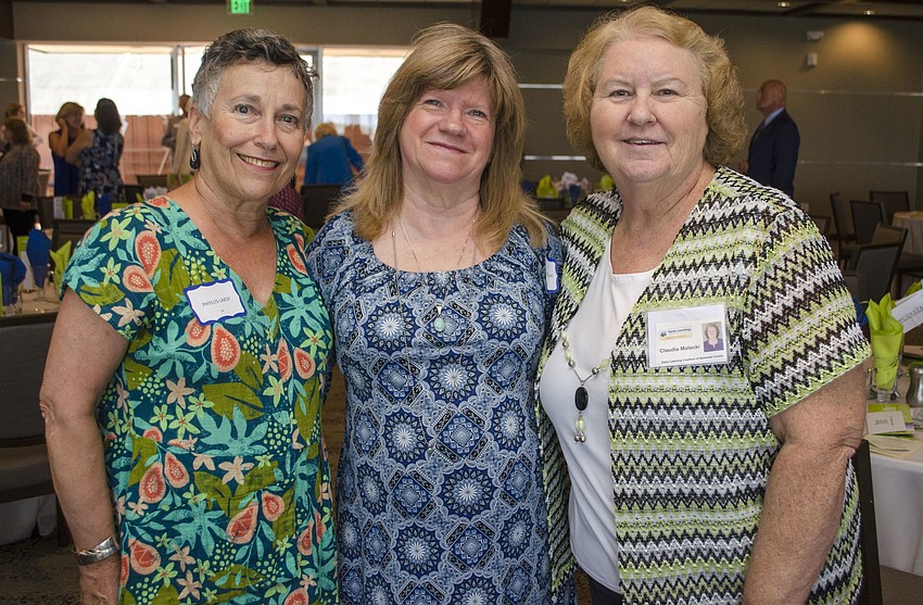 Phyllis Lasky, Barbara Levesque and Claudia Malecki