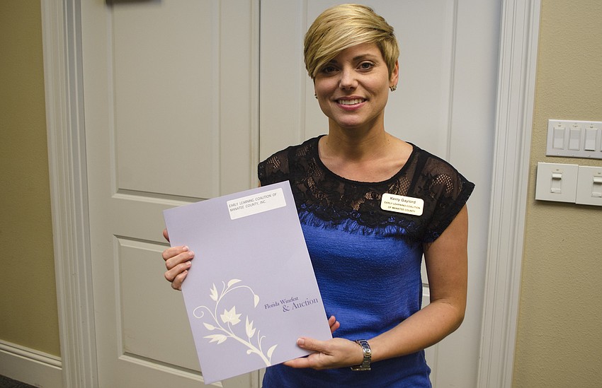 Kerry Gaylord accepted the grant awarded to Early Learning Coalition of Manatee County on May 11 at Community Foundation of Sarasota County.