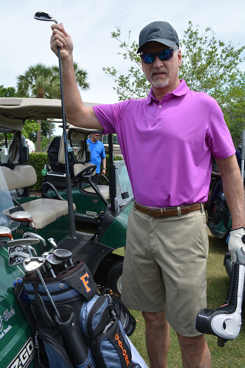 Florida District 8 Sen. Keith Perry golfs in the tournament for the first time.