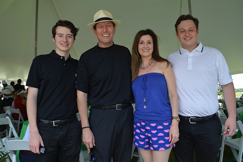 William Galvano joins his father Sen. Bill Galvano and mother and brother, Julie and Michael Galvano.