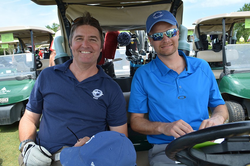 Jack Morris and Adam Dolman represent Mote Marine Laboratory.