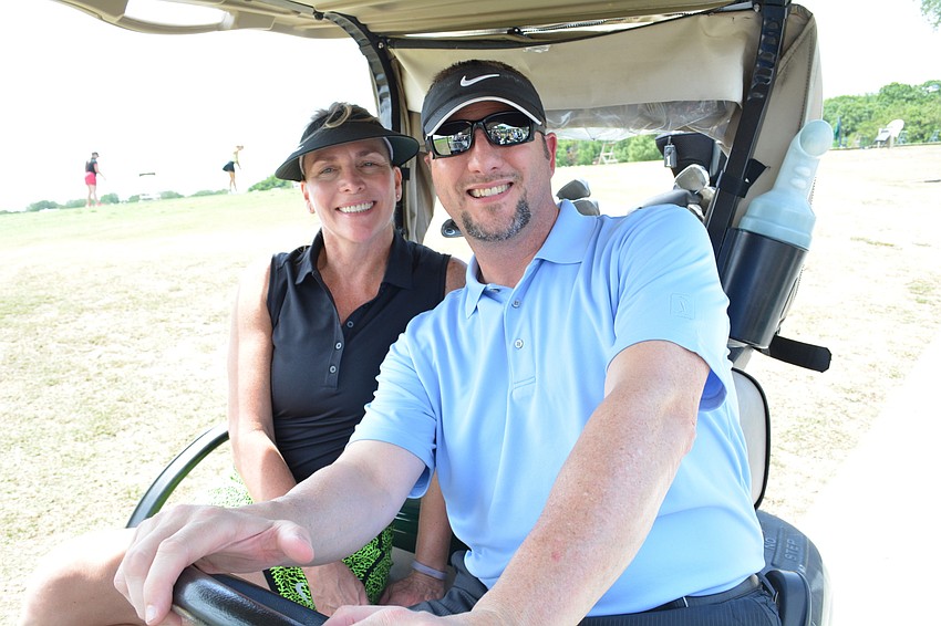 Lisa McNEight and Brian Burriss of Waste Management